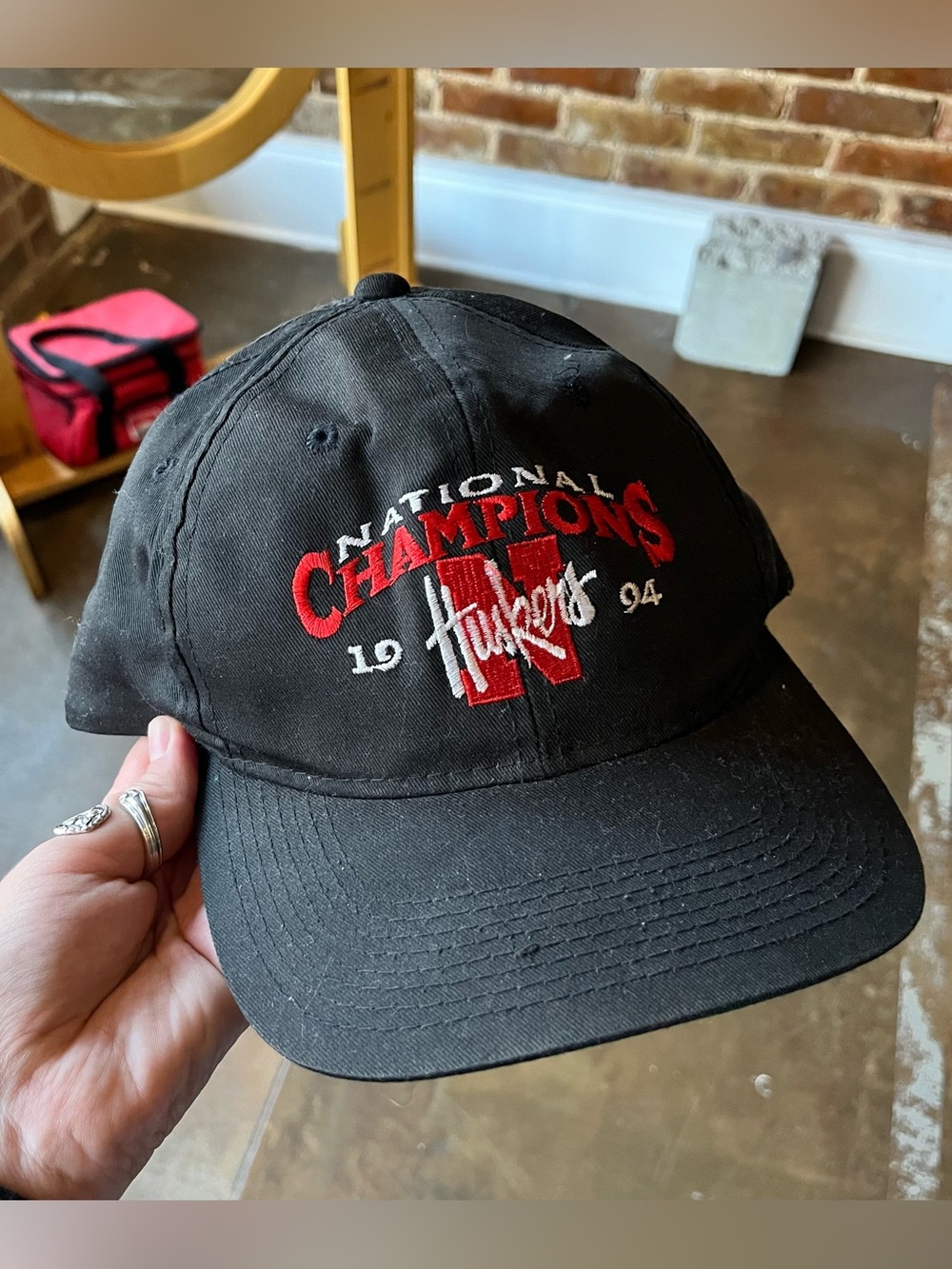 Vintage 1994 Top of the World Nebraska Cornhuskers Embroidered Baseball Cap Hat